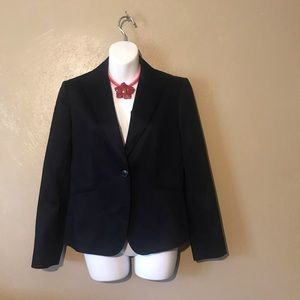 Talbots navy blazer Cotton,4